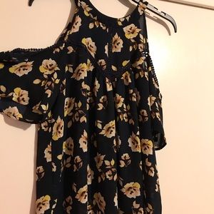 Open shoulder blouse